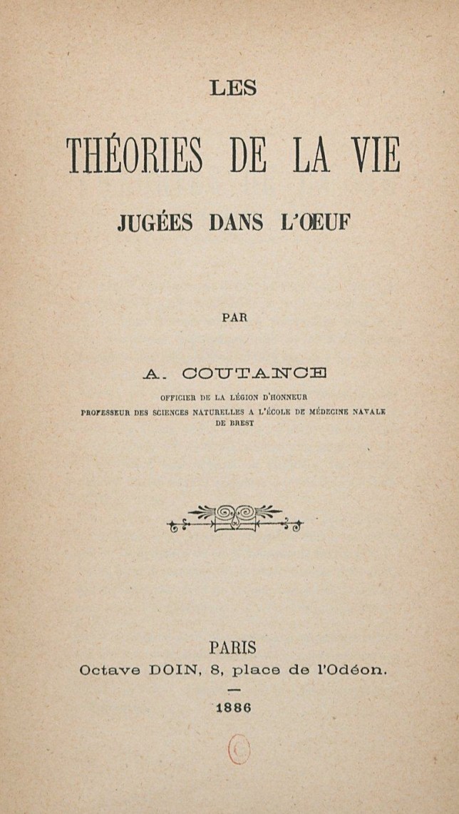 THEORIE OEUF