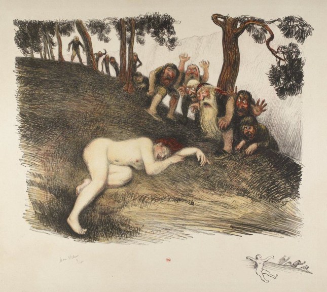 MONSTRE ESTAMPE JEAN VEBER 1907