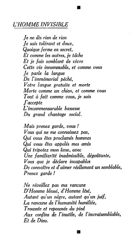 HOMME INVISIBLE ESPRIT