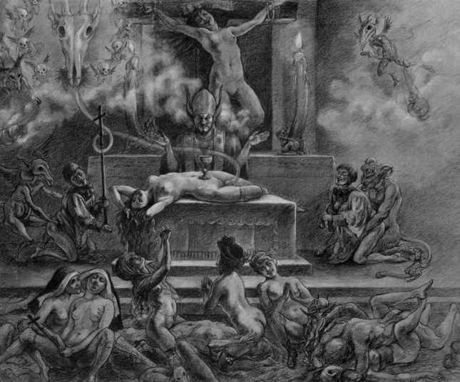 Messe noire Felicien Rops