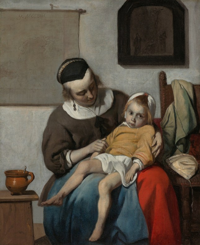 gabriel-metsu-het-zieke-kind